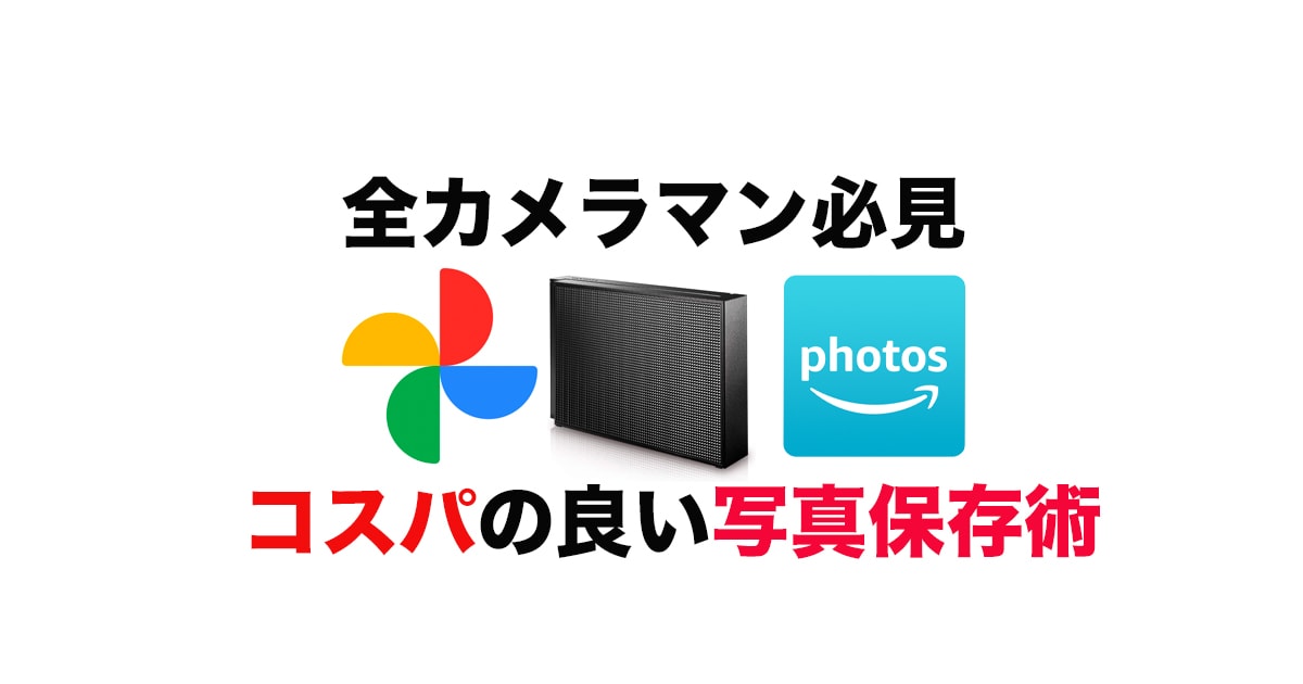 知らない損する 撮影写真の一番コスパと信頼性の高い保存方法 ゴーゴーシンゴのブログ