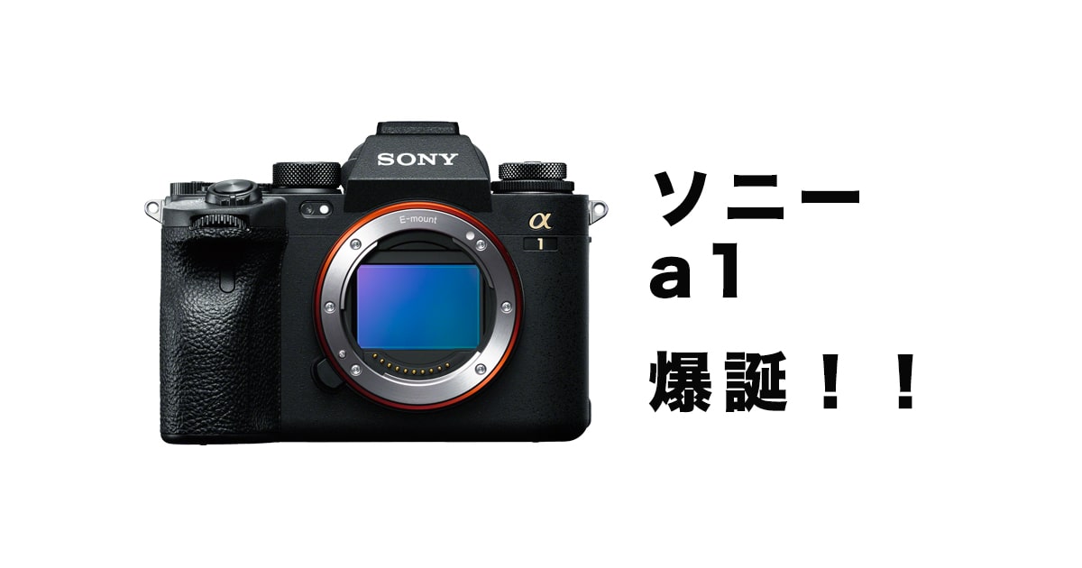 【速報】ソニーα1発表！5000万画素のフルサイズミラーレスカメラ爆誕！