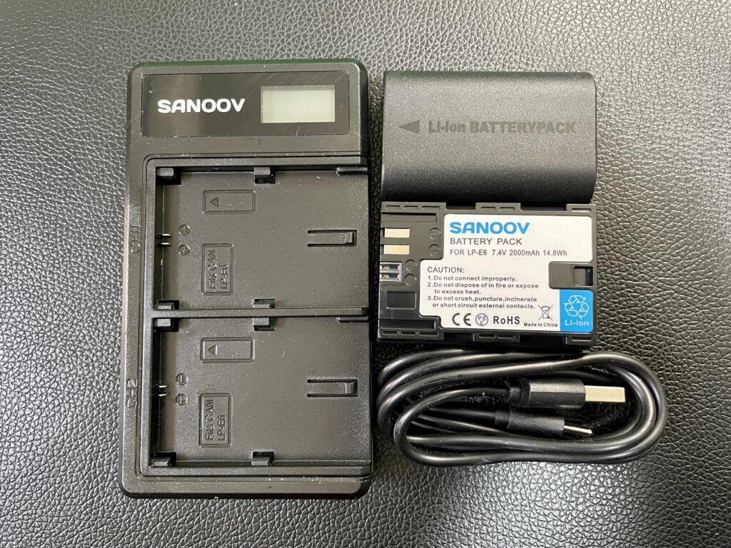 SANOOV LP-E6/LP-E6N互換バッテリー