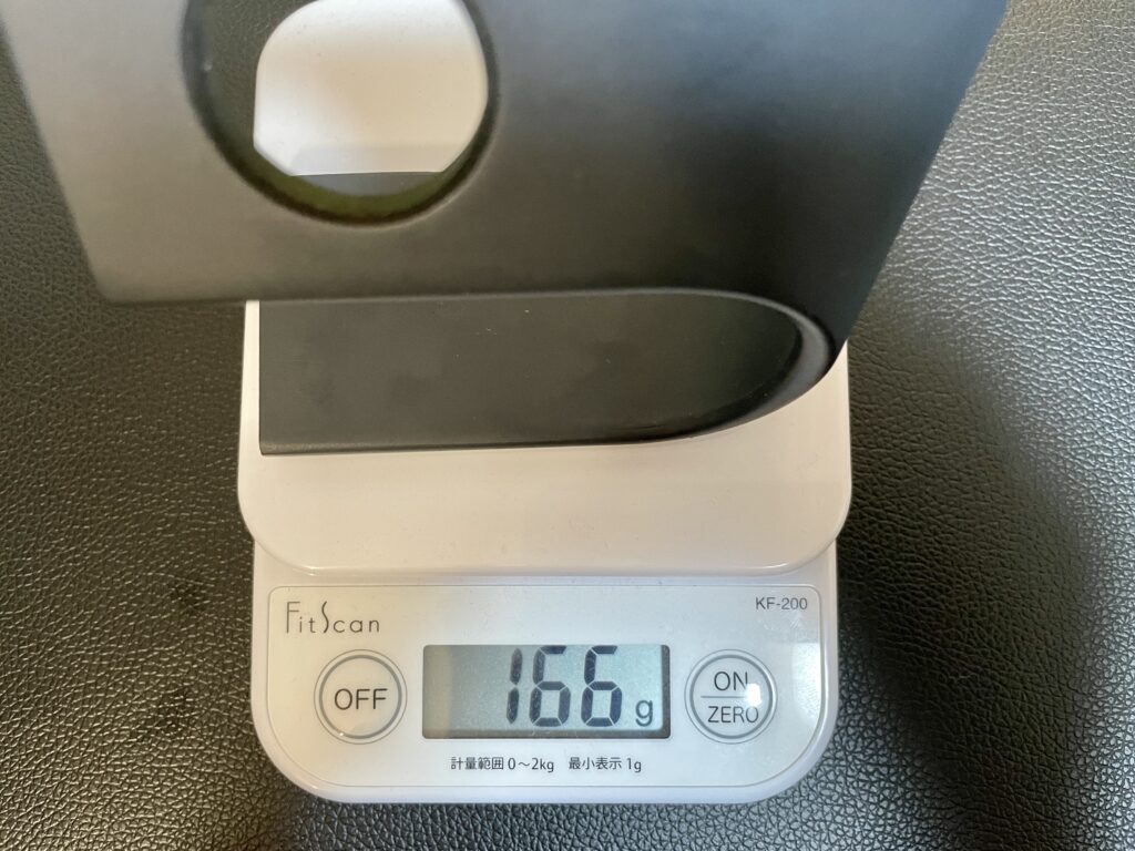 WUUDI Apple Watch充電スタンドの重さ