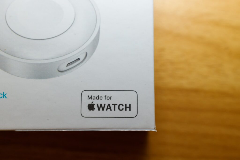 CHOETECH MFi認証 Apple Watch用 ポータブル ワイヤレス充電器 900mAh T313