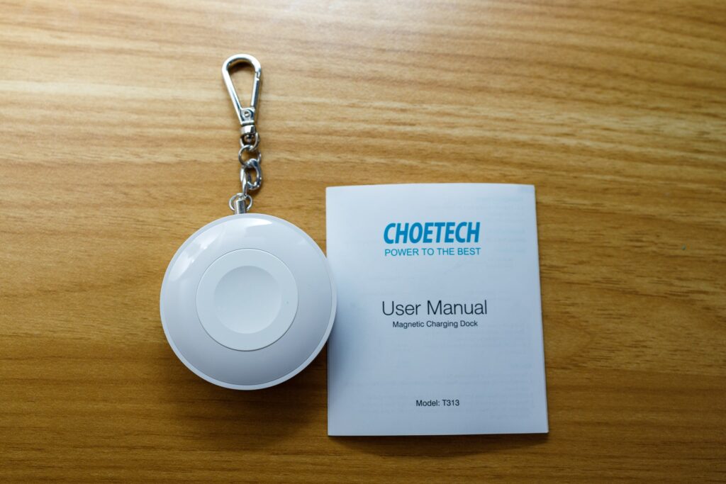 CHOETECH MFi認証 Apple Watch用 ポータブル ワイヤレス充電器 900mAh T313