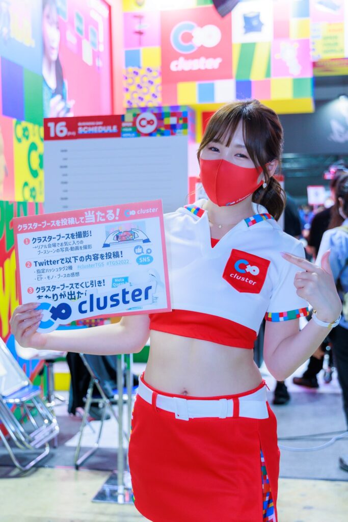 東京ゲームショウ2022年美女コンパニオンポートレート写真