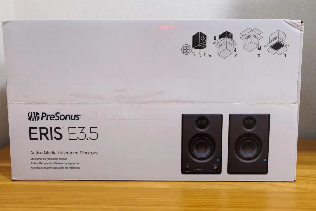 PreSonus ERIS E3.5 スピーカー 有線 バランスケーブル付き 音動画付き）PreSonus Eris E3.5レビュー！モニタースピーカーを