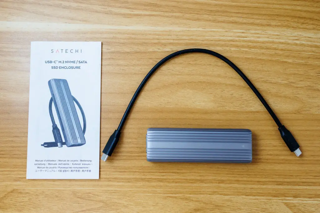 Satechi USB-C M.2 SSDケースレビュー！超高速なM.2がMacBookで使える