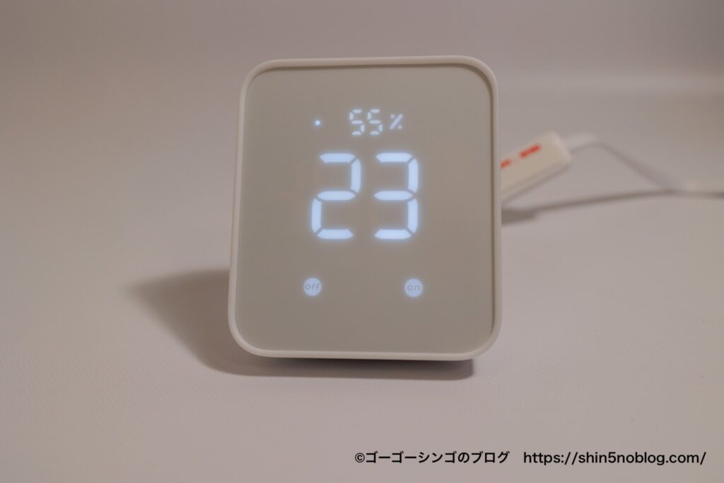 SwitchBot ハブ2の温湿度計