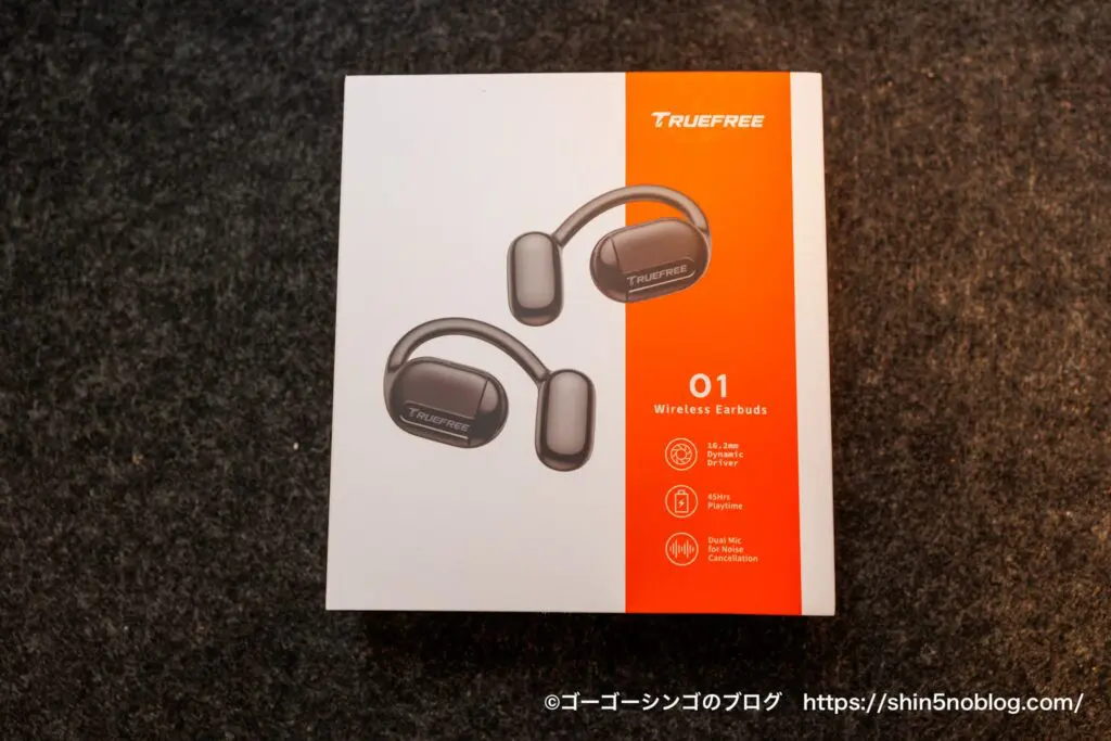 TRUEFREE O1レビュー！Bluetooth5.3、45時間再生のオープン