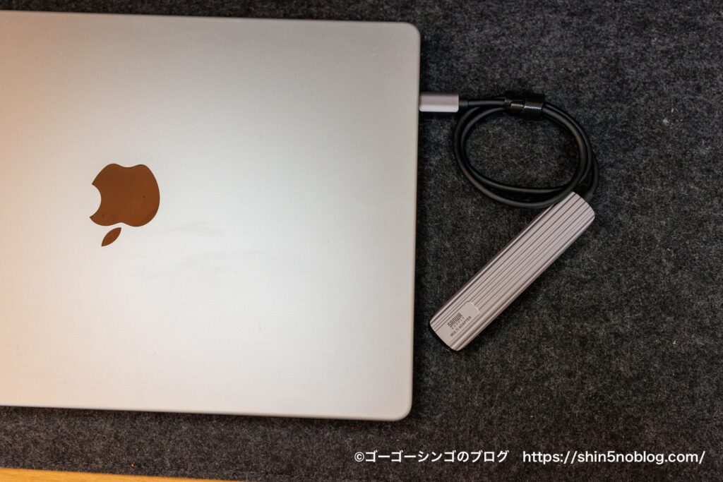 サンワサプライ400-HUBC12GMとMacBook Pro