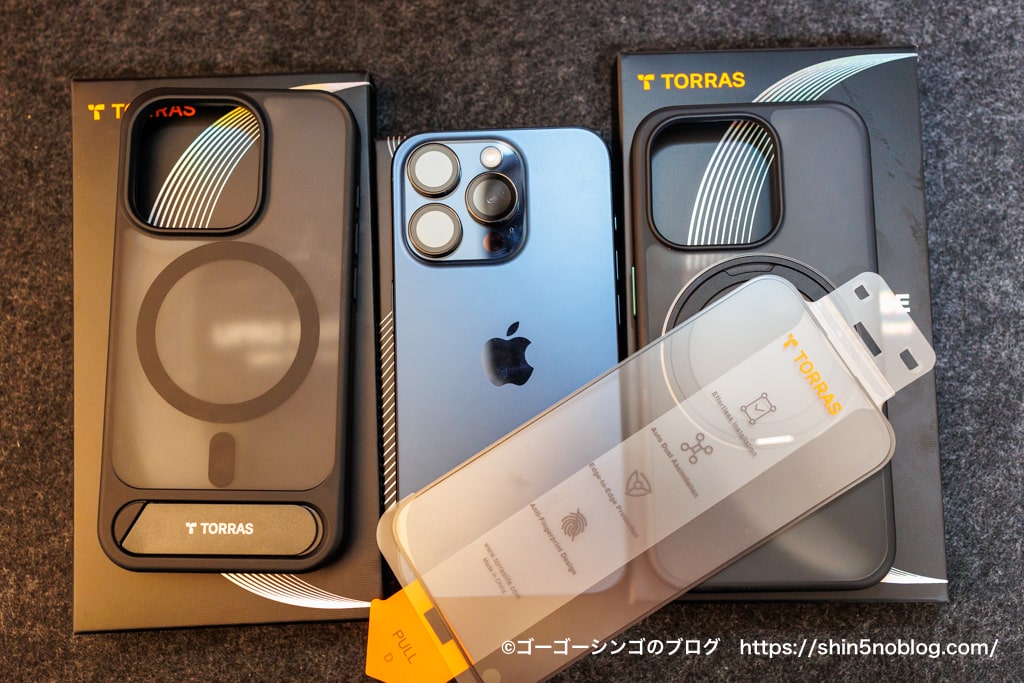 TORRAS iPhone 15 Proのおすすめケースとフィルム