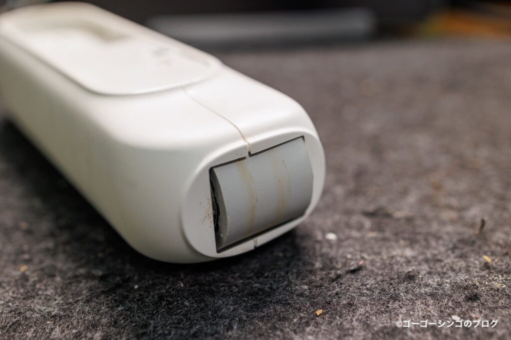 2年使用したSwitchBotカーテン3のローラー摩耗状態