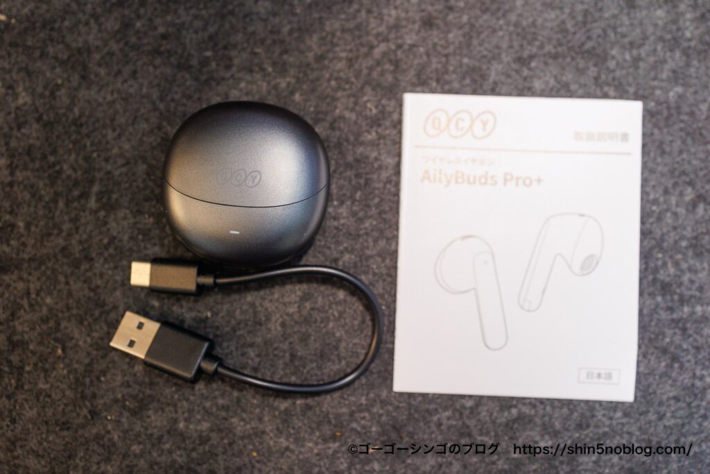 QCY AilyBuds Pro+の付属品