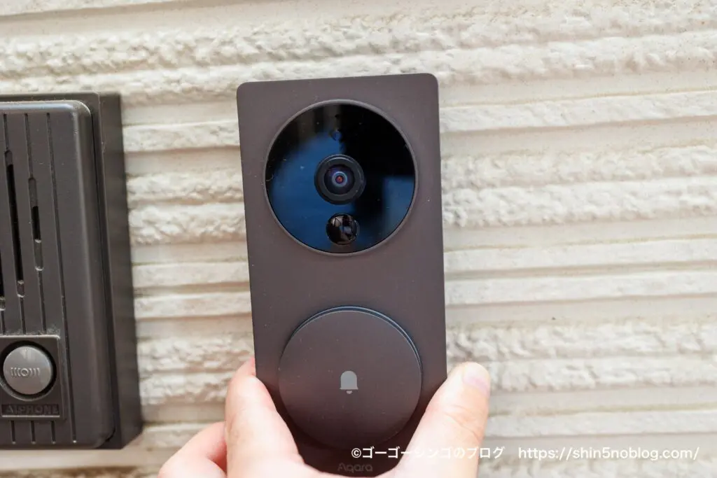 ⭐︎新品未使用⭐︎Aqara スマートビデオドアベル G4 工事不要 スマホ連携 Aqara アカラ スマートビデオドアベル G4 ワイヤレス 工事不要
