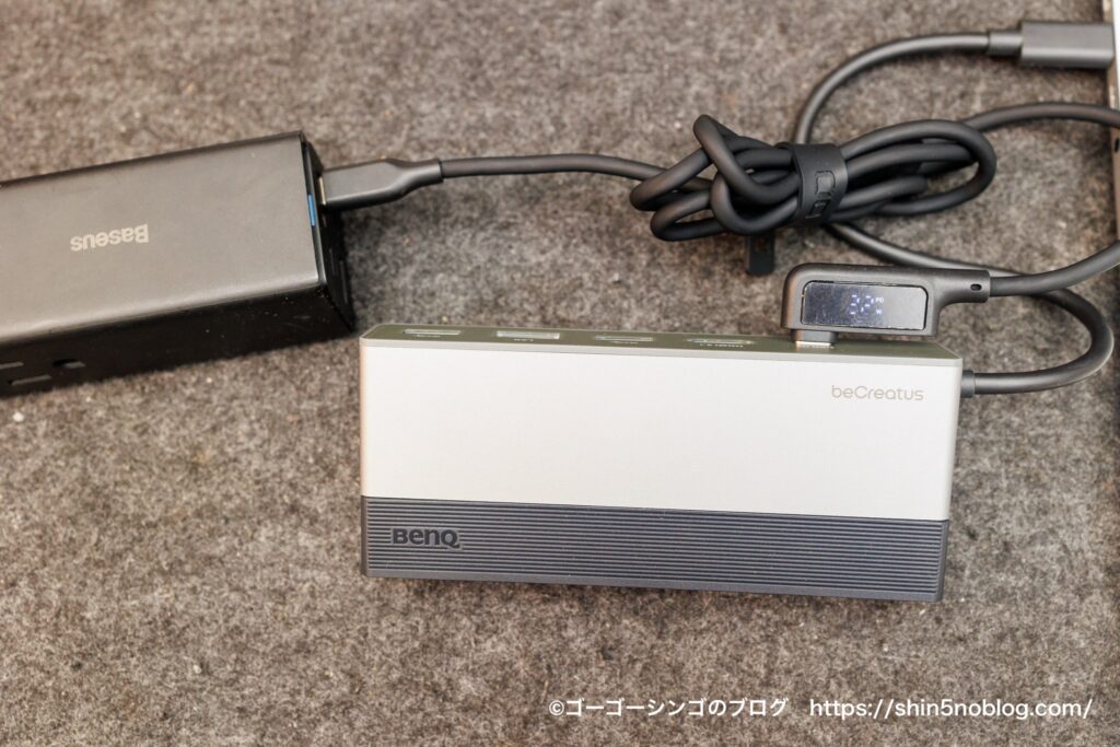 BenQ GR10 7-in-1 USB4 マルチハブ100W充電に対応