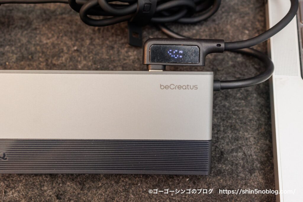 BenQ GR10 7-in-1 USB4 マルチハブ100W充電に対応