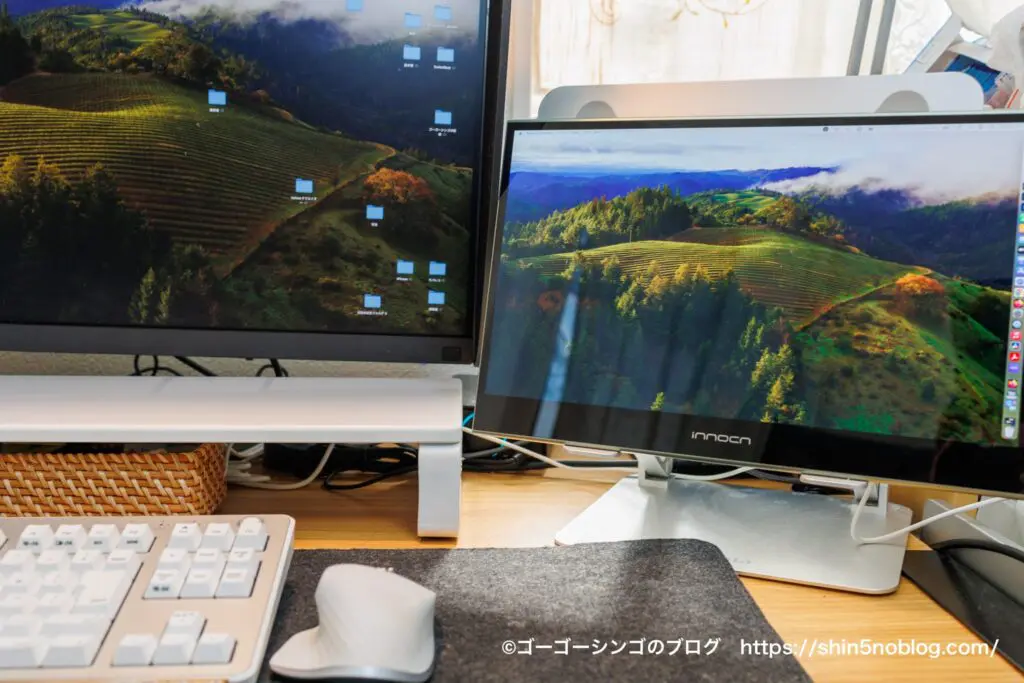 INNOCN 4K モバイルモニター 15.6インチレビュー！OLEDおすすめの