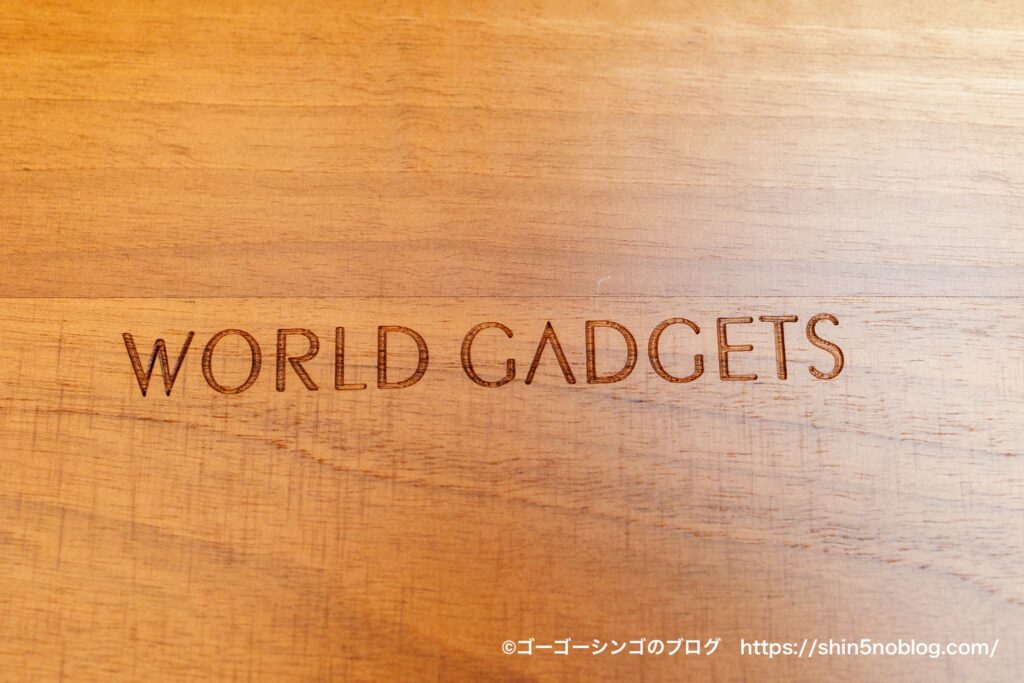 WORLD GADGETS ウォールナットデスクシェルフ