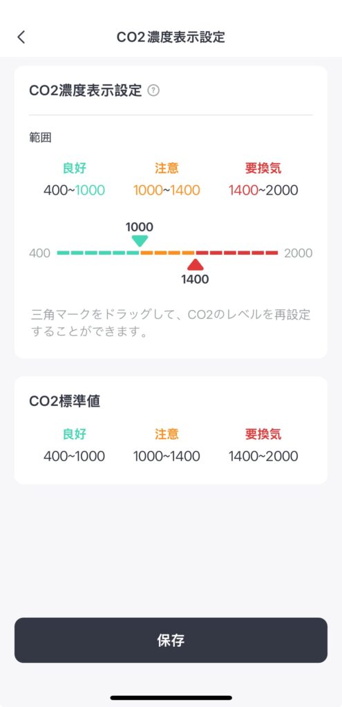 SwitchBot CO2センサー（温湿度計）