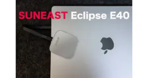 SUNEAST Eclipse E40 レビュー | 業界最速4000MB/s USB4対応SSD 実機