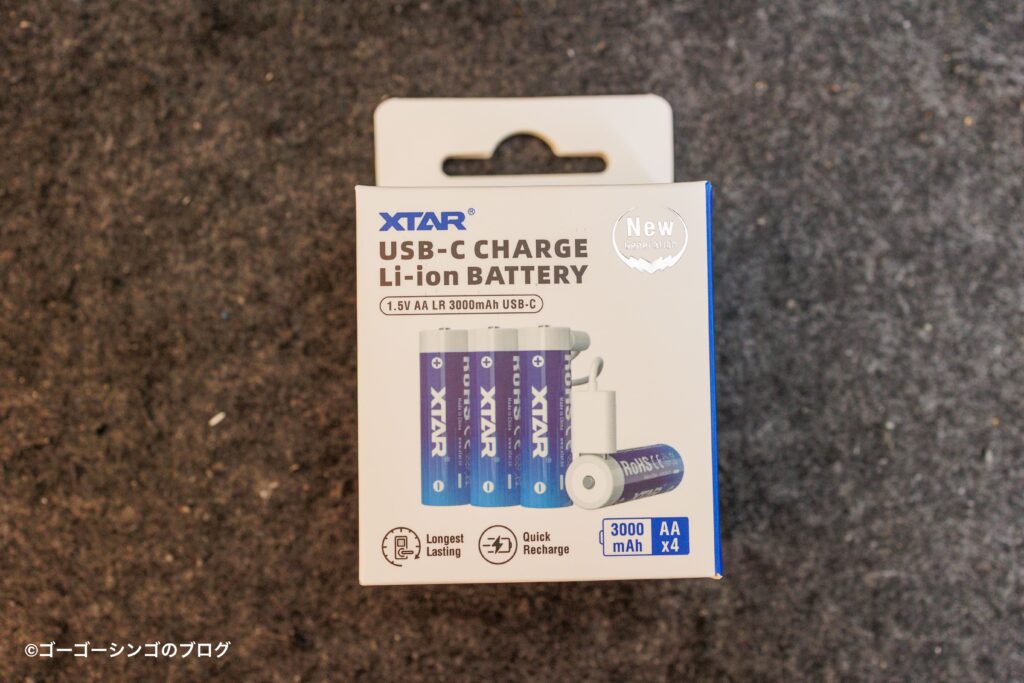 XTAR USB-C充電式単3リチウム電池