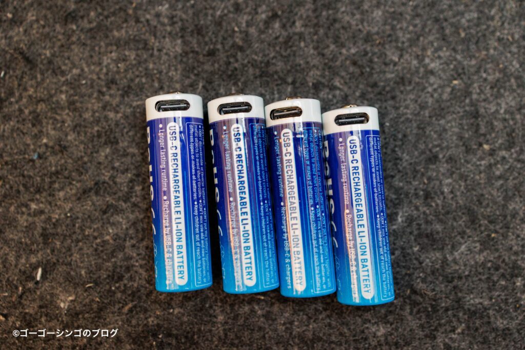 XTAR USB-C充電式単3リチウム電池