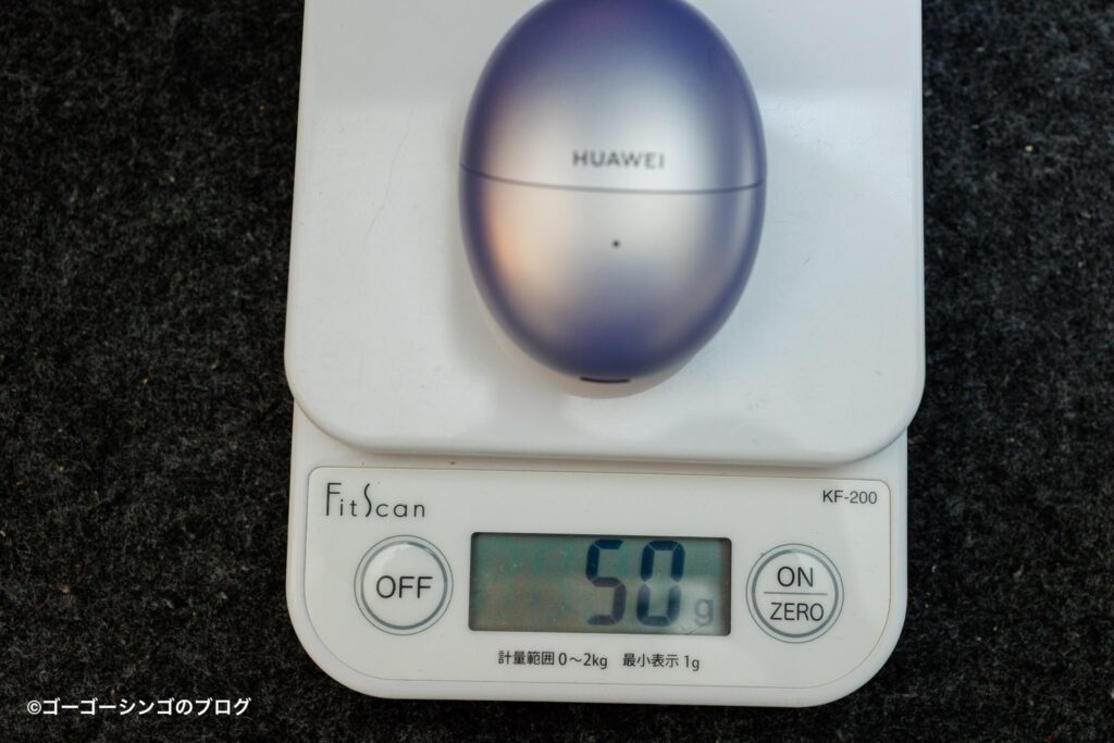 HUAWEI FreeBuds 6の重さ