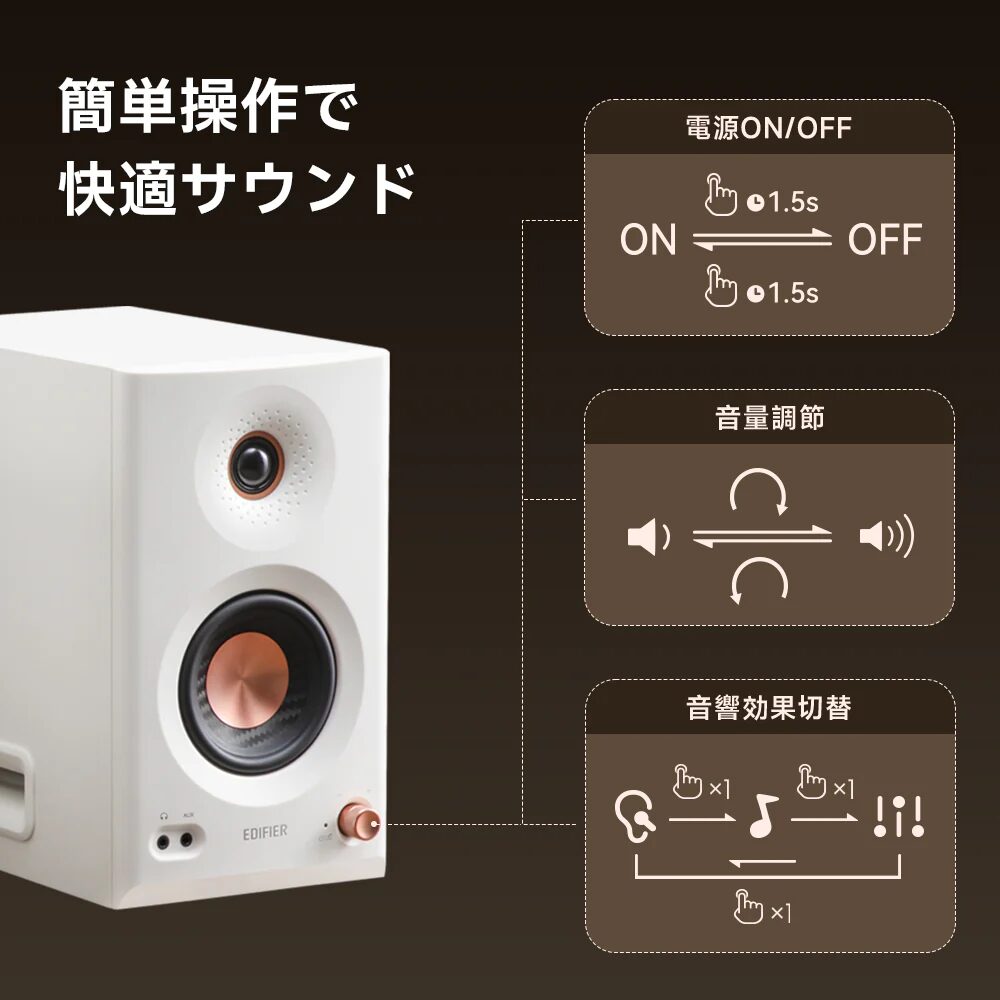 Edifier MR5 のスペックや特徴