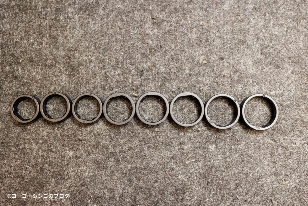 Smart Recovery Ringのサイジングキット