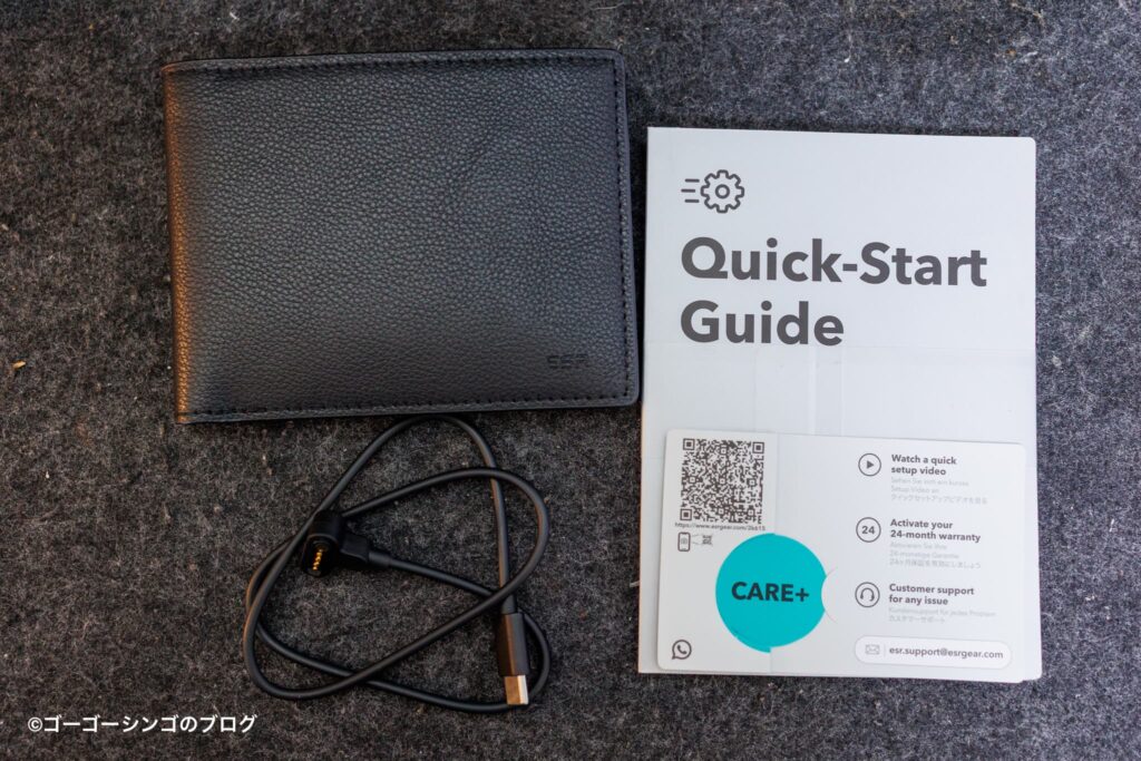 ESR Geoウォレットの付属品
