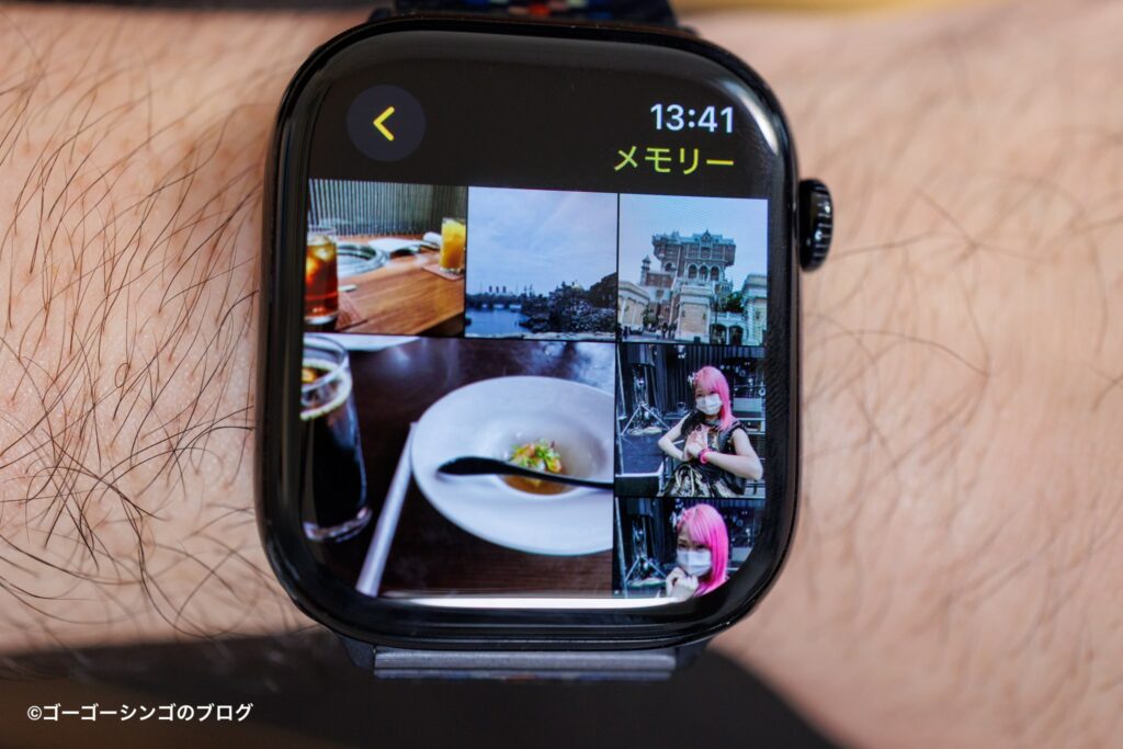 Apple Watchシリーズ10ジェットブラックの写真