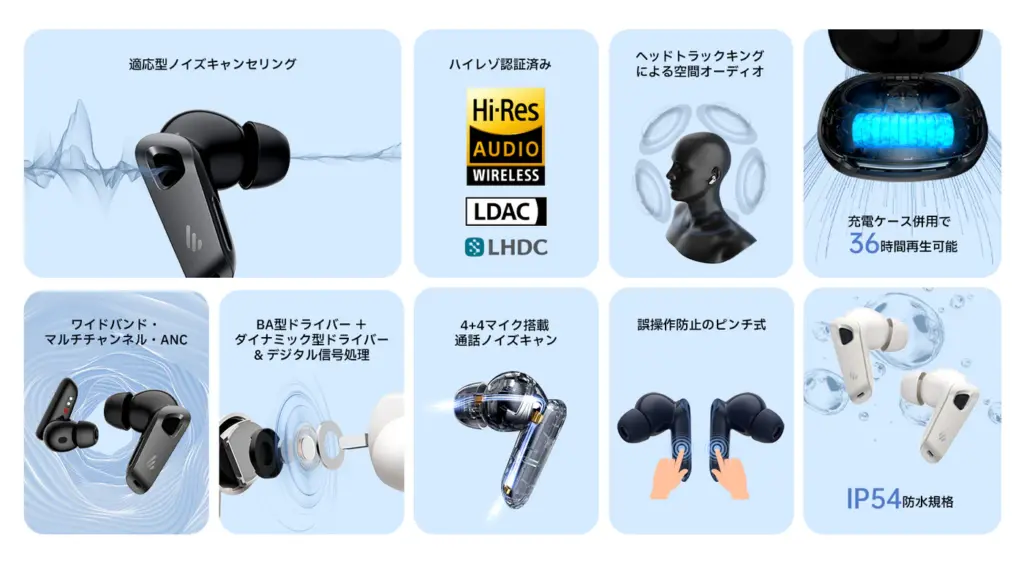 Edifier NeoBuds Pro 3のスペック