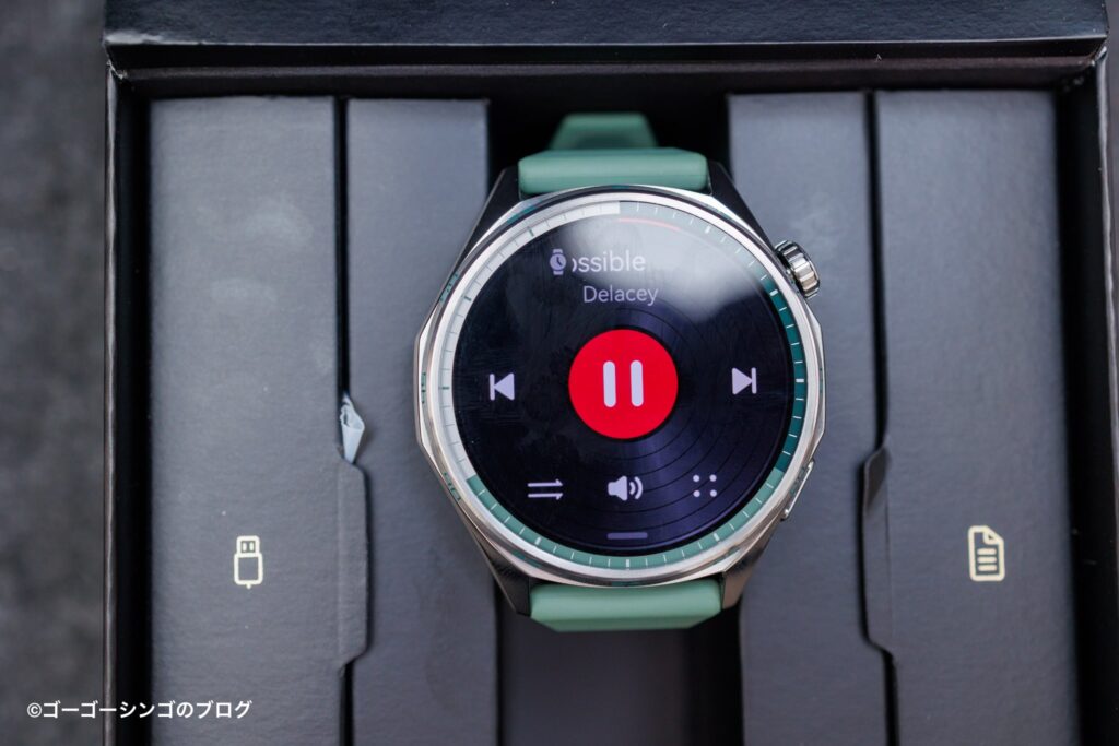 HUAWEI WATCH GT 6の音楽コントロール