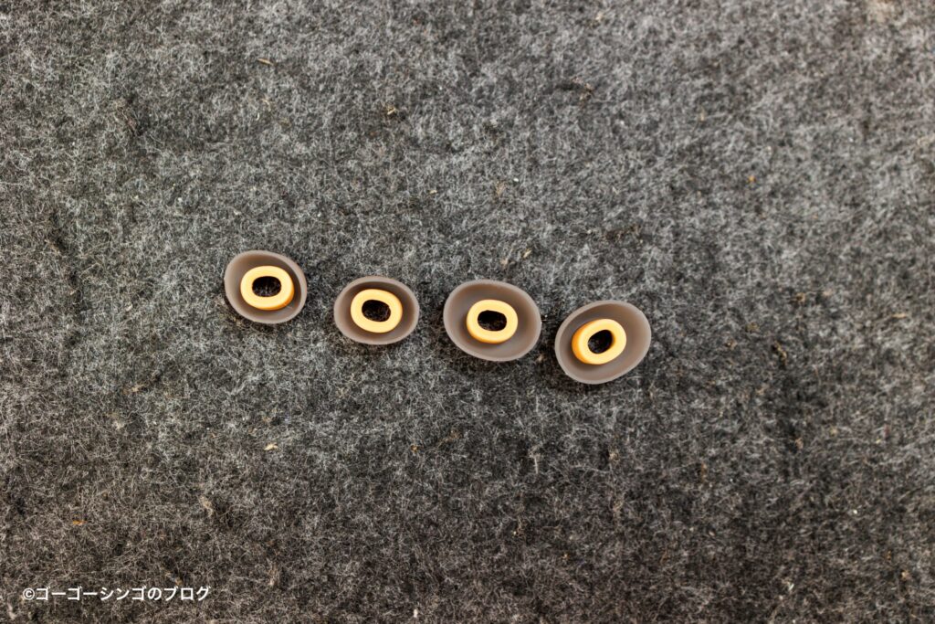 SOUNDPEATS Air5 Pro+のイヤーチップ