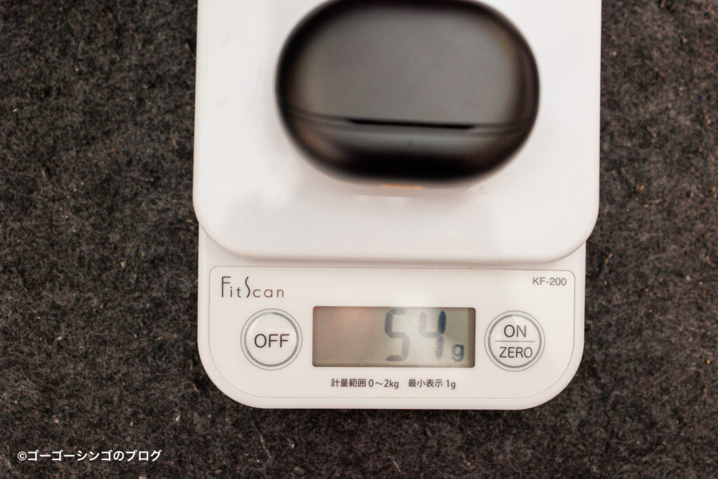 SOUNDPEATS Air5 Pro+の重さ