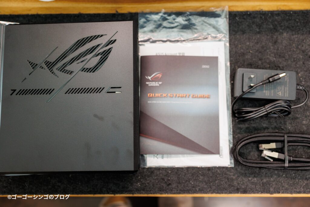 ROG Strix GS-BE7200Xの付属品