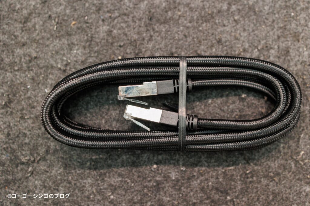 ROG Strix GS-BE7200XのLANケーブル