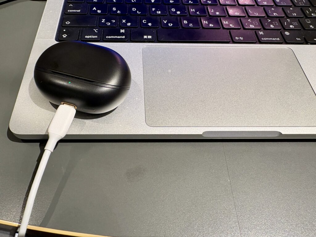 SOUNDPEATS Air5 Pro+の急速充電