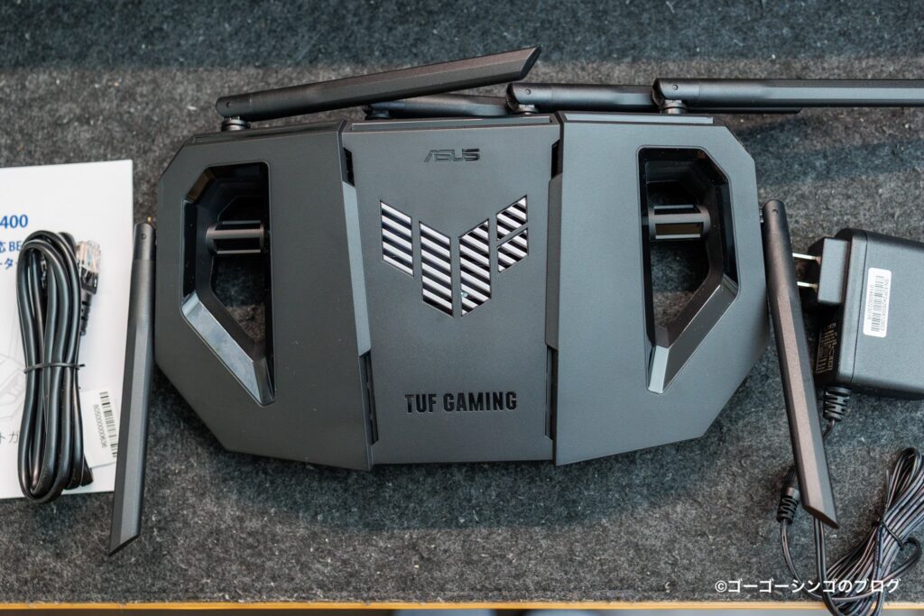 ASUS TUF Gaming BE9400の付属品