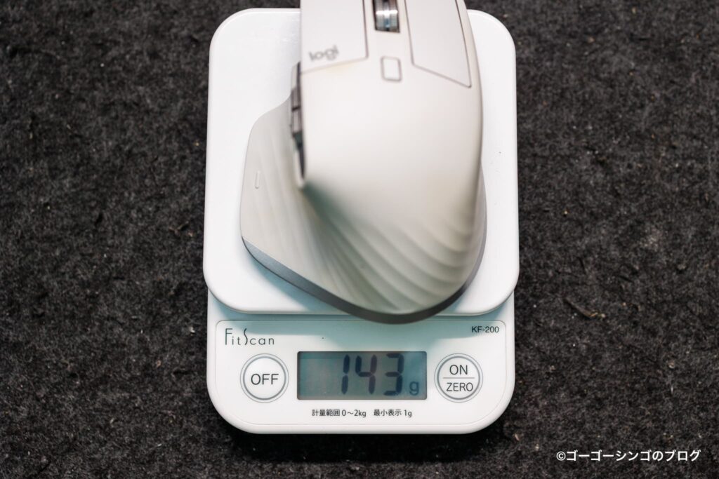  MX MASTER 3Sの重さ