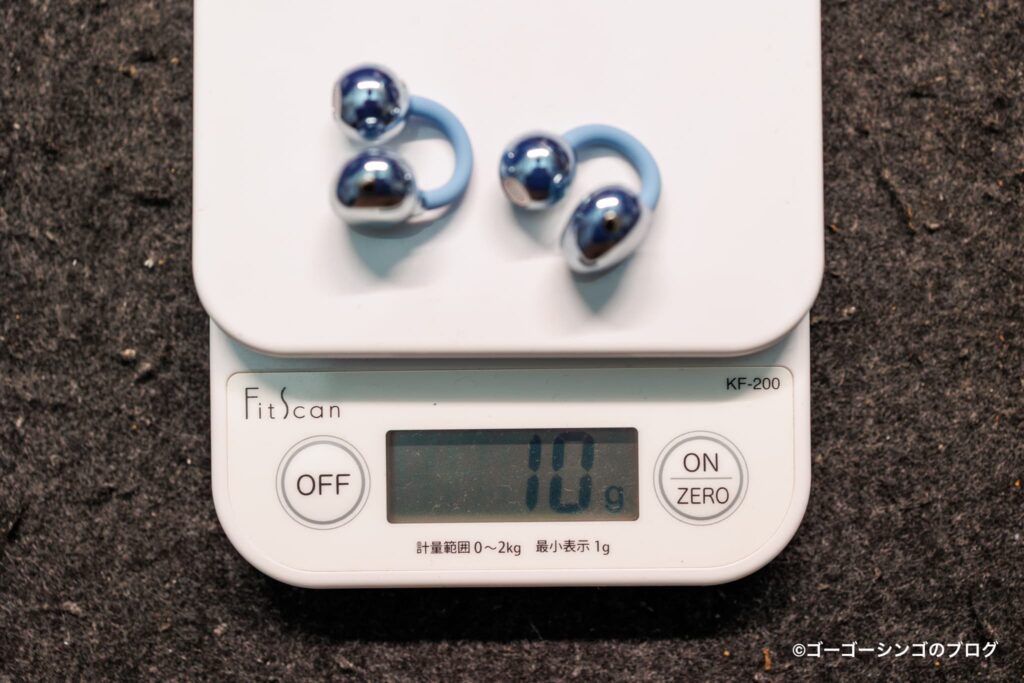 HUAWEI FreeClip 2の重さ