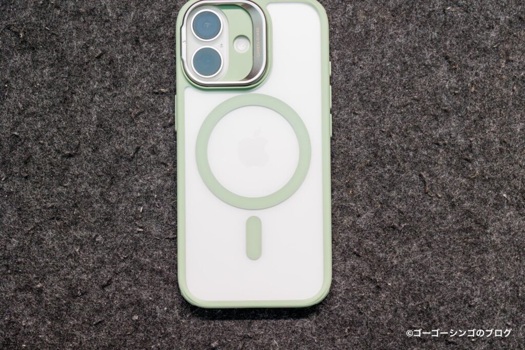 ESR Classic ハイブリッドマグネットケースiPhone 17装着写真