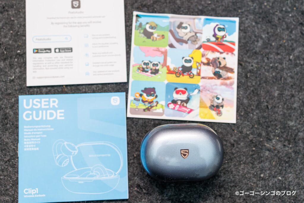 SOUNDPEATS Clip1の付属品