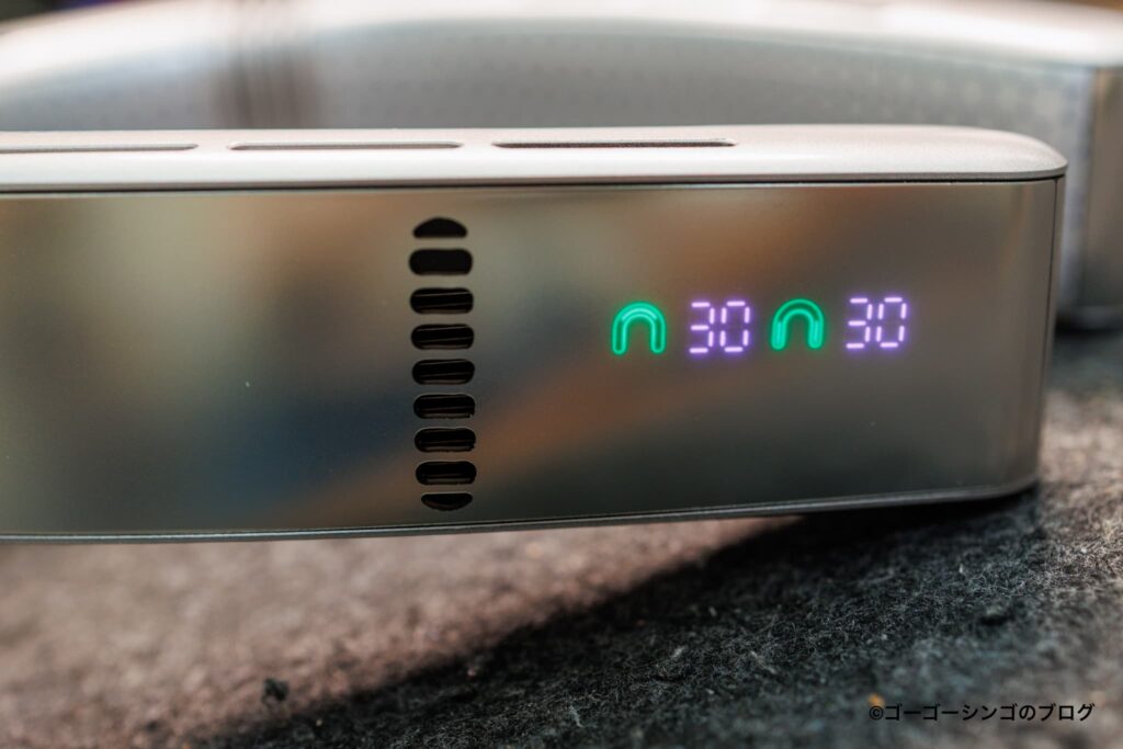 TORRAS COOLiFY Cyber Foldの送風モード