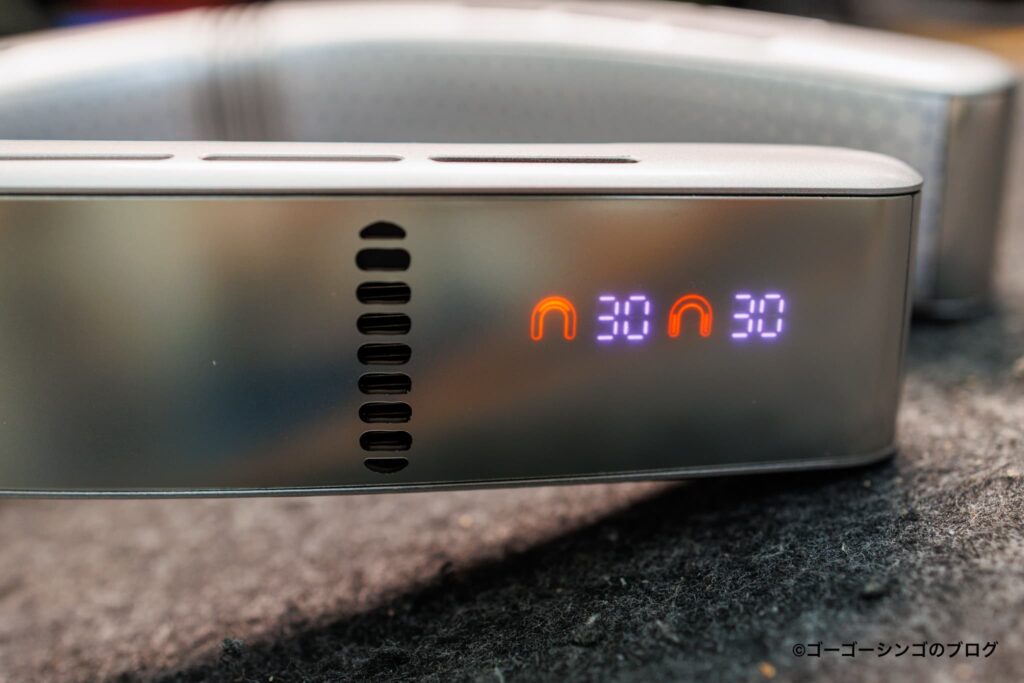 TORRAS COOLiFY Cyber Foldの暖房モード