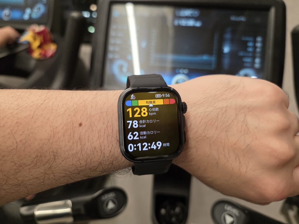 HUAWEI WATCH FIT 5 Proの屋内サイクリング