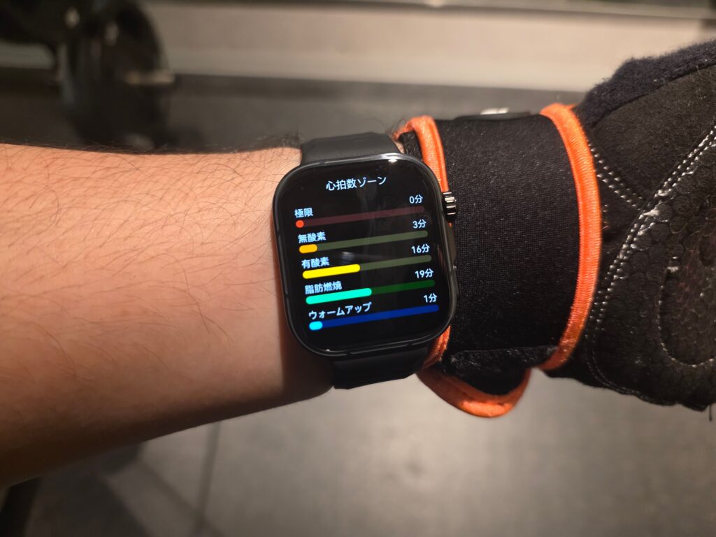 HUAWEI WATCH FIT 5 Proの心拍数ゾーン