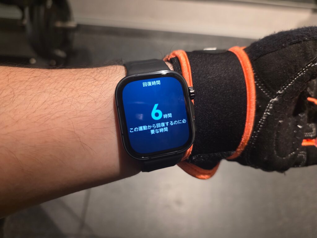 HUAWEI WATCH FIT 5 Proの回復時間