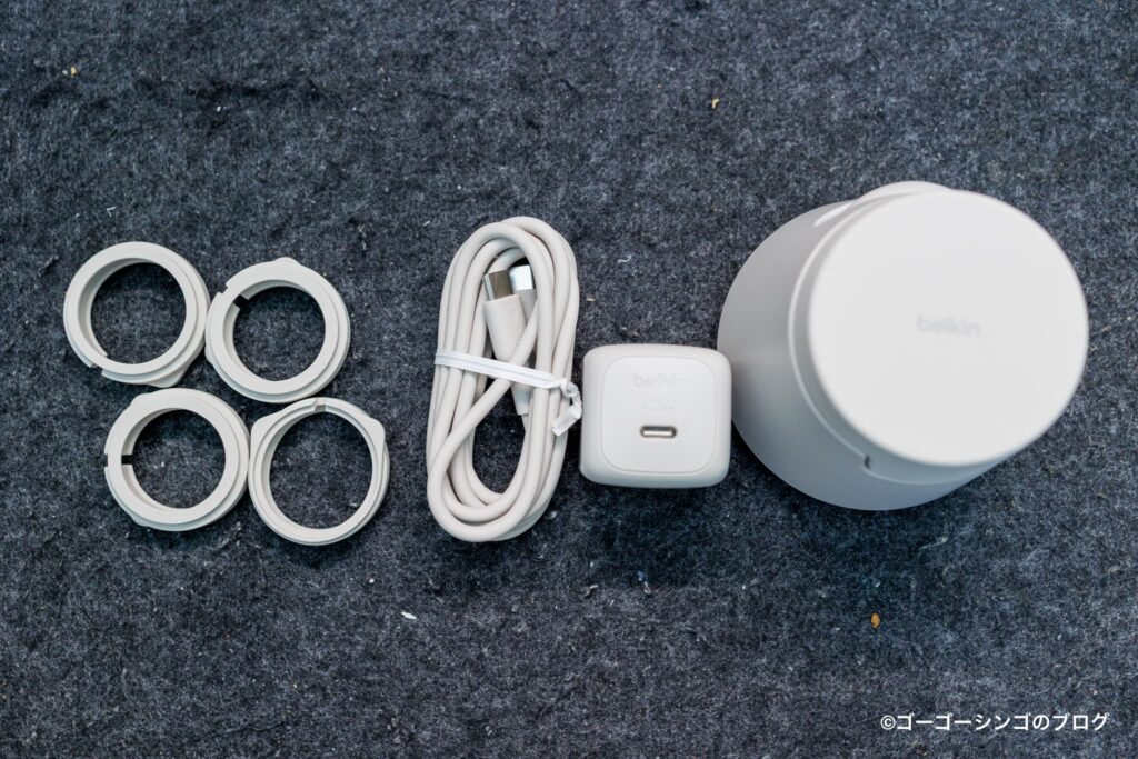 Belkin UltraCharge Modular Charging Dockの付属品