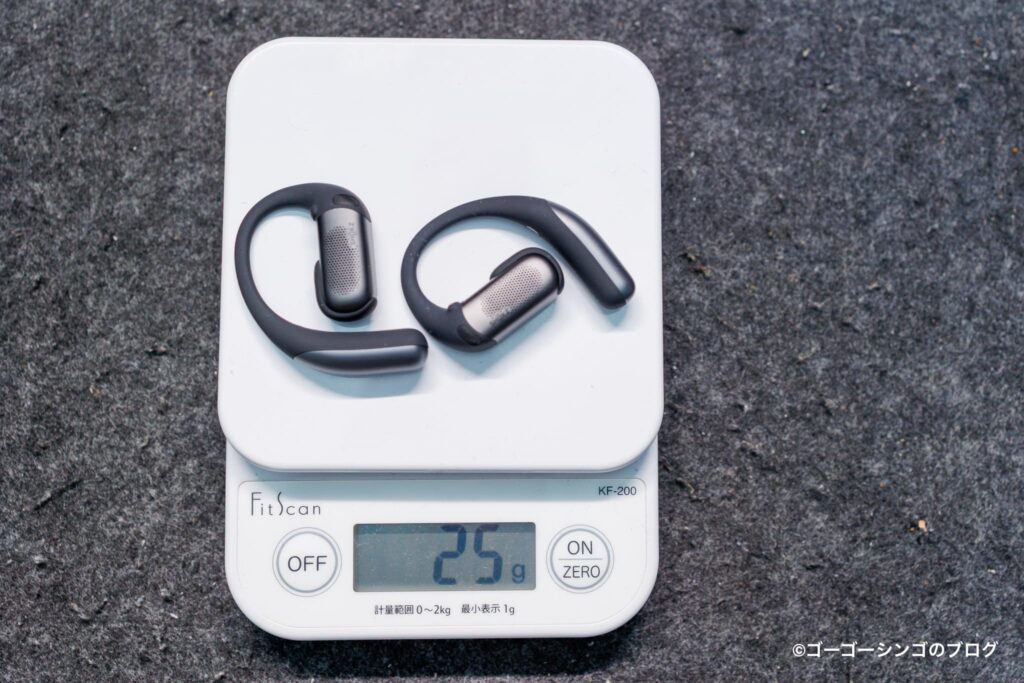Shokz OpenFit Proの重さ