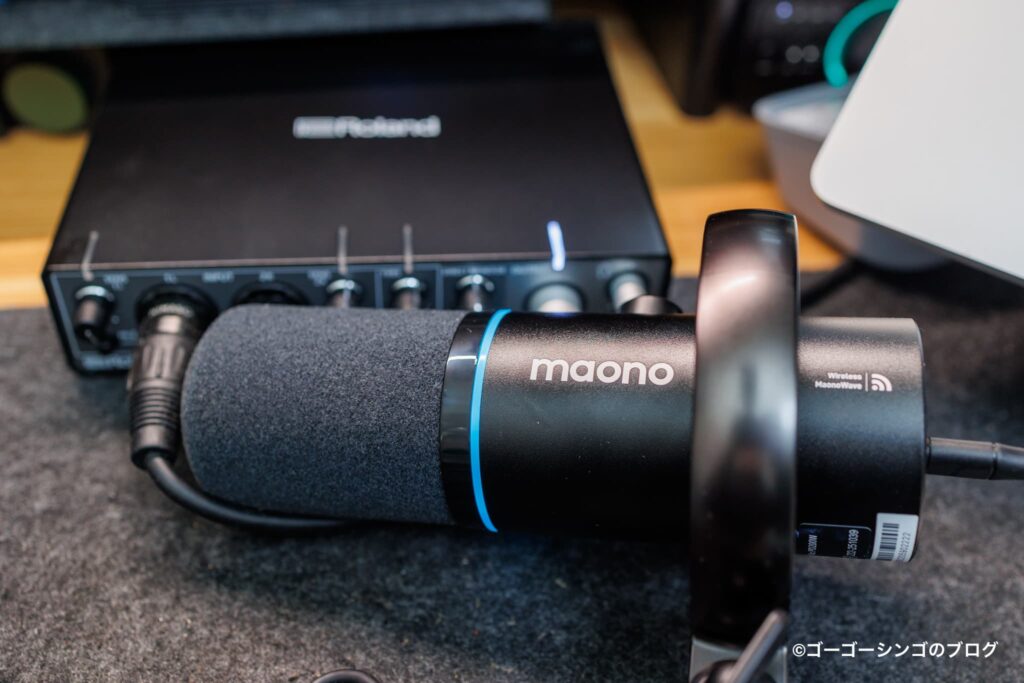 Maono PD200W HybridのXLR接続