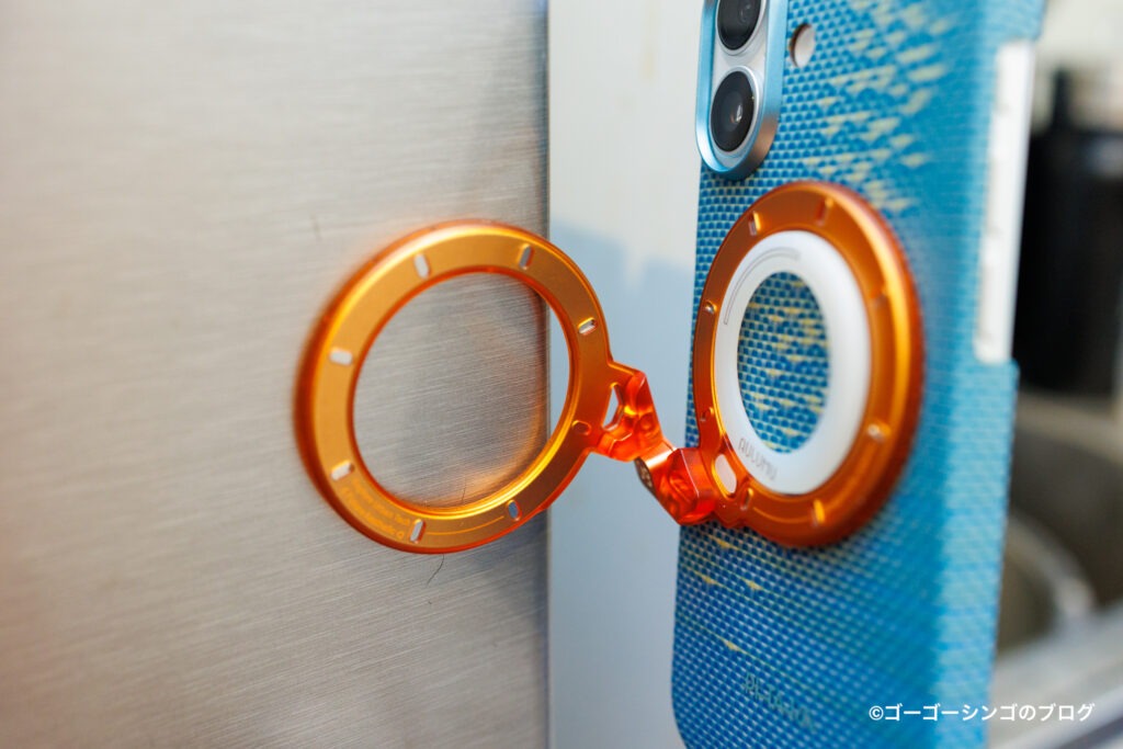 Aulumu G09 Ghostの冷蔵庫への貼り付け